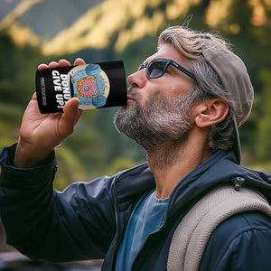 Donut Give Up 4 in 1 Can Cooler Tumbler Funny Gym Workout Donut Lover Gift TS12 Print Your Wear