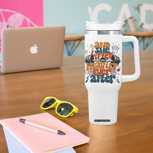 And She Lifted Heavily Ever After Tumbler With Handle Funny Gym Workout Gift TS12 Print Your Wear