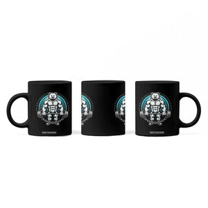 Funny Gym Workout Humor Coffee Mug Cute Weightlifting Bear Gift TS12 Print Your Wear