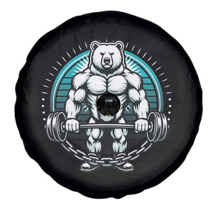 Funny Gym Workout Humor Spare Tire Cover Cute Weightlifting Bear Gift TS12 Print Your Wear
