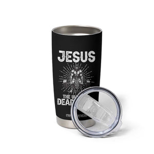 Funny Christian Gym Gift Tumbler Cup Jesus The Ultimate Deadlifter TS12 Print Your Wear
