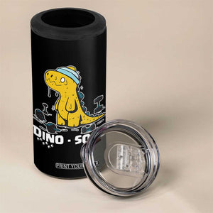 Dino Sore 4 in 1 Can Cooler Tumbler Funny Dinosaur Workout Gift TS12 Print Your Wear