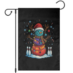 Funny Bowling Christmas Garden Flag Gift For Bowler TS12 Black Print Your Wear