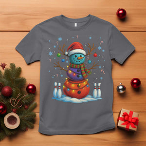 Funny Bowling Christmas T Shirt Gift For Bowler TS12 Charcoal Print Your Wear