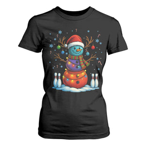 Funny Bowling Christmas T Shirt For Women Gift For Bowler TS12 Black Print Your Wear