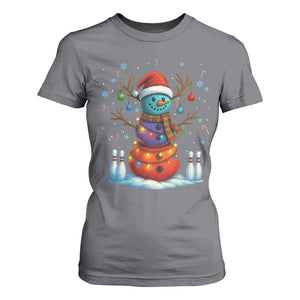 Funny Bowling Christmas T Shirt For Women Gift For Bowler TS12 Charcoal Print Your Wear