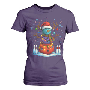 Funny Bowling Christmas T Shirt For Women Gift For Bowler TS12 Purple Print Your Wear