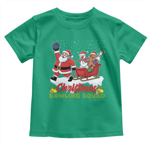 Christmas Bowling Squad Toddler T Shirt Funny Holiday Bowler TS12 Irish Green Print Your Wear