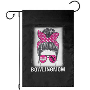 Bowling Mom Life Garden Flag Funny Bowler Gift TS12 Black Print Your Wear