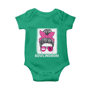 Bowling Mom Life Baby Onesie Funny Bowler Gift TS12 Irish Green Print Your Wear