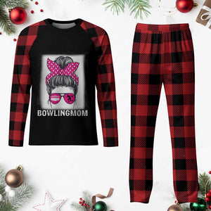 Bowling Mom Life Plaid Pajama Set Funny Bowler Gift TS12 Buffalo Plaid Print Your Wear