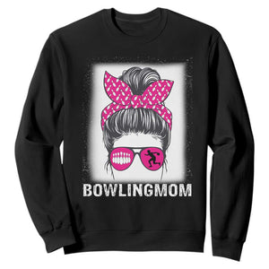 Bowling Mom Life Sweatshirt Funny Bowler Gift TS12 Black Print Your Wear