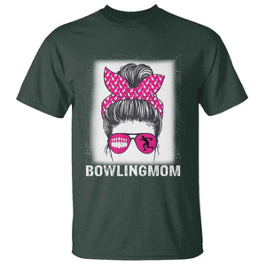 Bowling Mom Life T Shirt Funny Bowler Gift TS12 Dark Forest Green Print Your Wear