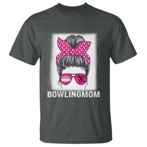 Bowling Mom Life T Shirt Funny Bowler Gift TS12 Dark Heather Print Your Wear