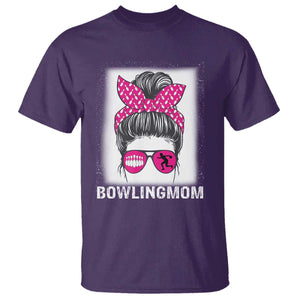 Bowling Mom Life T Shirt Funny Bowler Gift TS12 Purple Print Your Wear