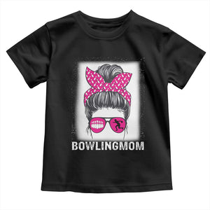 Bowling Mom Life Toddler T Shirt Funny Bowler Gift TS12 Black Print Your Wear