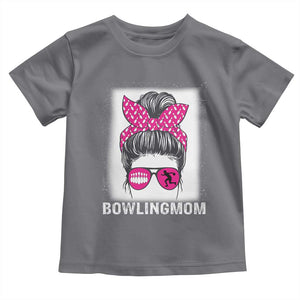 Bowling Mom Life Toddler T Shirt Funny Bowler Gift TS12 Charcoal Print Your Wear