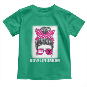 Bowling Mom Life Toddler T Shirt Funny Bowler Gift TS12 Irish Green Print Your Wear