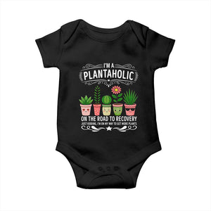 Funny Plantaholic Baby Onesie Im On My Way To Get More Plants TS12 Black Print Your Wear
