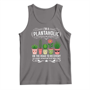 Funny Plantaholic Tank Top Im On My Way To Get More Plants TS12 Deep Heather Print Your Wear