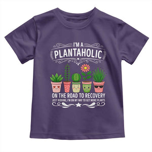 Funny Plantaholic Toddler T Shirt Im On My Way To Get More Plants TS12 Purple Print Your Wear