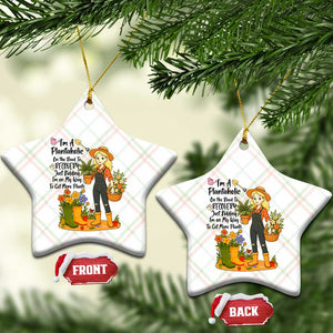 Plantaholic Ceramic Ornament Im On My Way To Get More Plants TS12 Print Your Wear