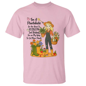 Plantaholic T Shirt Im On My Way To Get More Plants TS12 Light Pink Print Your Wear