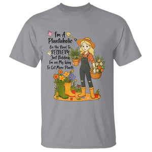 Plantaholic T Shirt Im On My Way To Get More Plants TS12 Sport Gray Print Your Wear