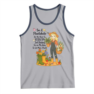 Plantaholic Tank Top Im On My Way To Get More Plants TS12 Athletic Heather Navy Print Your Wear