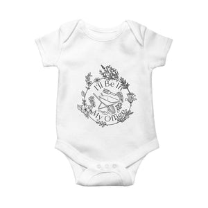 Gardening Lover Humor Baby Onesie I Will Be In My Office TS12 White Print Your Wear
