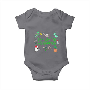 I Will Be In My Office Baby Onesie Funny Gift For Gardener TS12 Charcoal Print Your Wear