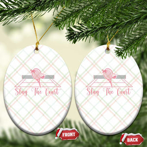 Slay The Court Tennis Girl Ceramic Ornament Gift For Sport Lover TS12 Print Your Wear