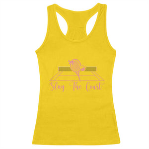 Slay The Court Tennis Girl Racerback Tank Top Gift For Sport Lover TS12 Daisy Print Your Wear