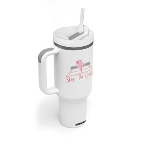 Slay The Court Tennis Girl Tumbler With Handle Gift For Sport Lover TS12 Print Your Wear