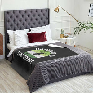 Happiest On The Court Throw Blanket Vintage Retro Tennis Girl Gift TS12 Print Your Wear