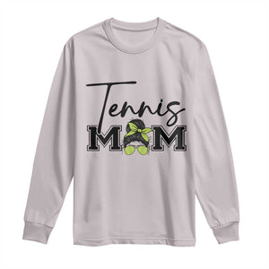 Funny Tennis Player Gift For Tennis Mom Long Sleeve Shirt TS12 Ice Gray Print Your Wear