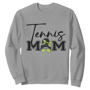 Funny Tennis Player Gift For Tennis Mom Sweatshirt TS12 Sport Gray Print Your Wear