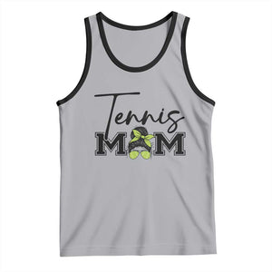 Funny Tennis Player Gift For Tennis Mom Tank Top TS12 Athletic Heather Black Print Your Wear