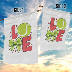 Love With A Tennis Ball Garden Flag Valentines Day Gift TS12 Print Your Wear