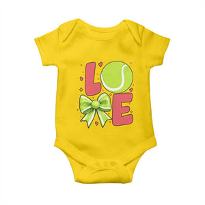 Love With A Tennis Ball Baby Onesie Valentines Day Gift TS12 Daisy Print Your Wear