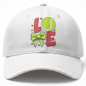 Love With A Tennis Ball Baseball Cap Valentines Day Gift TS12 Print Your Wear