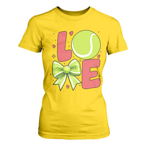 Love With A Tennis Ball T Shirt For Women Valentines Day Gift TS12 Daisy Print Your Wear