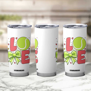 Love With A Tennis Ball Tumbler Cup Valentines Day Gift TS12 Print Your Wear