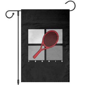 Tennis Obsession Garden Flag Vintage Sports Lover Gift TS12 Black Print Your Wear