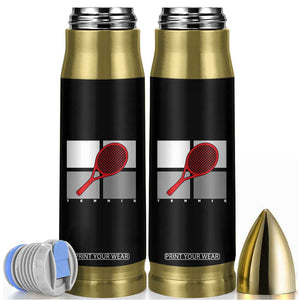Tennis Obsession Bullet Tumbler Vintage Sports Lover Gift TS12 Black Print Your Wear