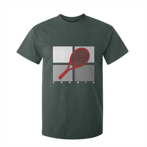 Tennis Obsession T Shirt For Kid Vintage Sports Lover Gift TS12 Dark Forest Green Print Your Wear