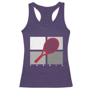 Tennis Obsession Racerback Tank Top Vintage Sports Lover Gift TS12 Purple Print Your Wear