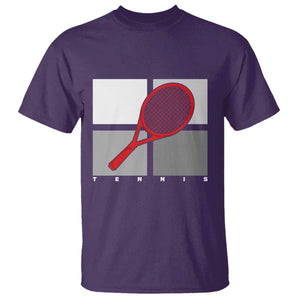 Tennis Obsession T Shirt Vintage Sports Lover Gift TS12 Purple Print Your Wear