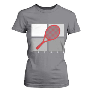 Tennis Obsession T Shirt For Women Vintage Sports Lover Gift TS12 Charcoal Print Your Wear