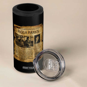 Rosa Parks 4 in 1 Can Cooler Tumbler Female Empowerment History Gift TS12 Print Your Wear